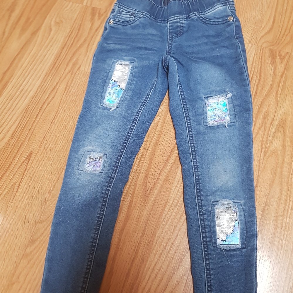 Justice sequined jegging